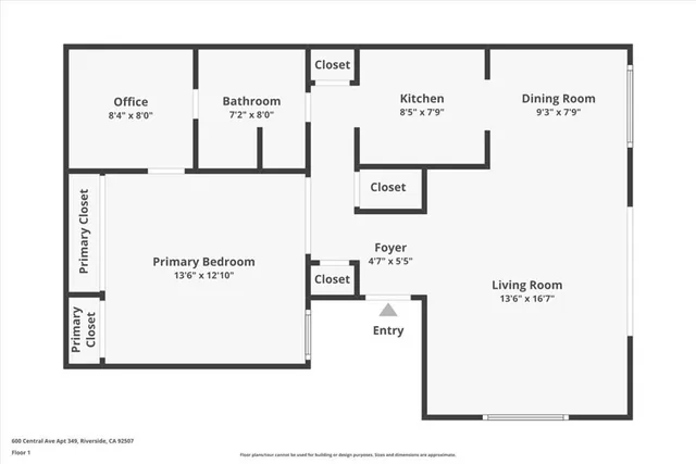 $355,000 | 600 Central, Unit 349, Riverside, CA 92507