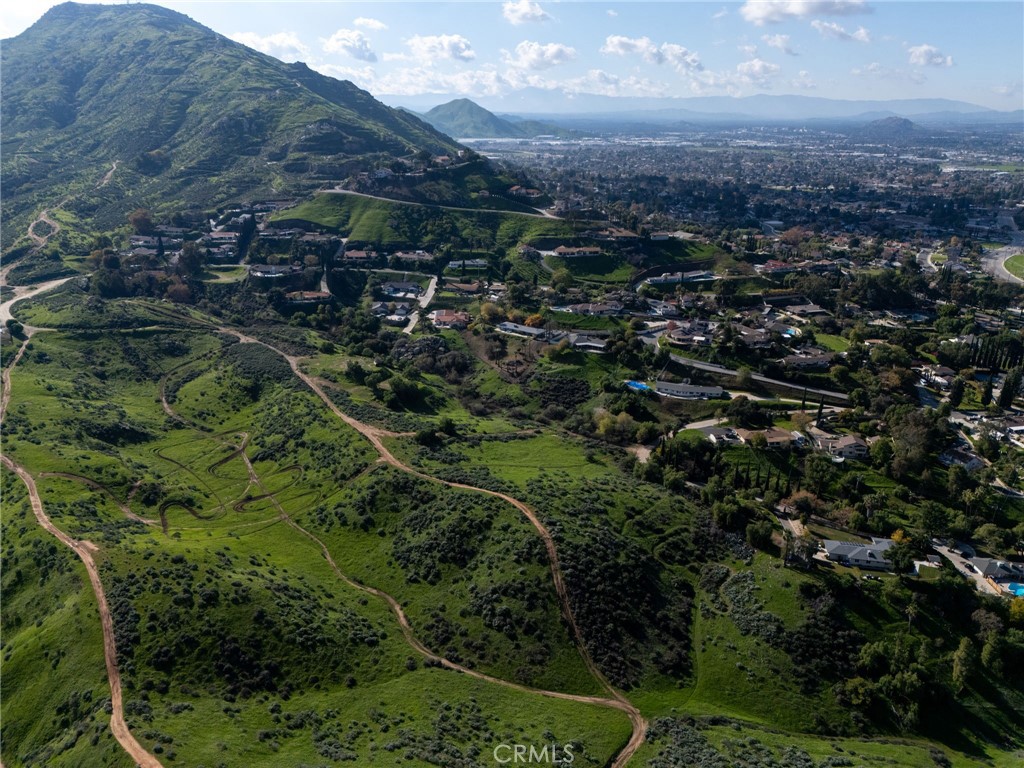 0 Thompson Drive Grand Terrace, CA 92313 - Photo 3 of 16 an aerial view of residential house with green space