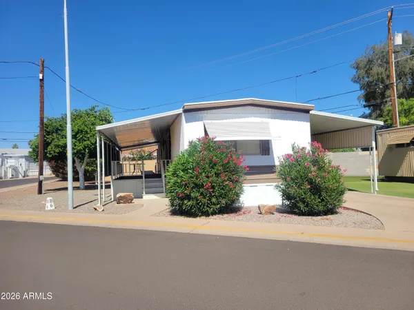 a front view of a house with porch