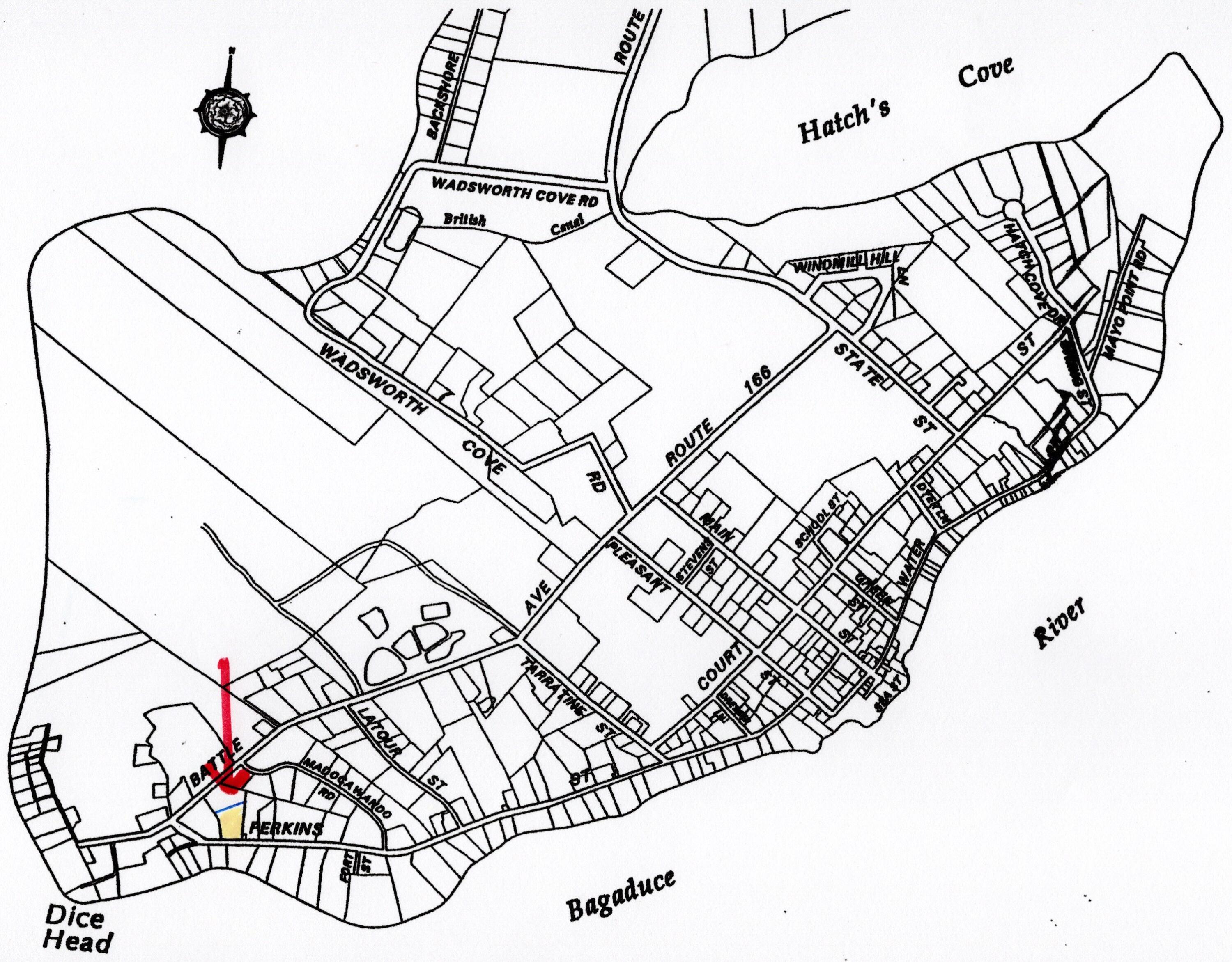 M17-l15 Perkins Street Castine, ME 04421 - Photo 19 of 21 Perkins Street Lot Tax Map 2