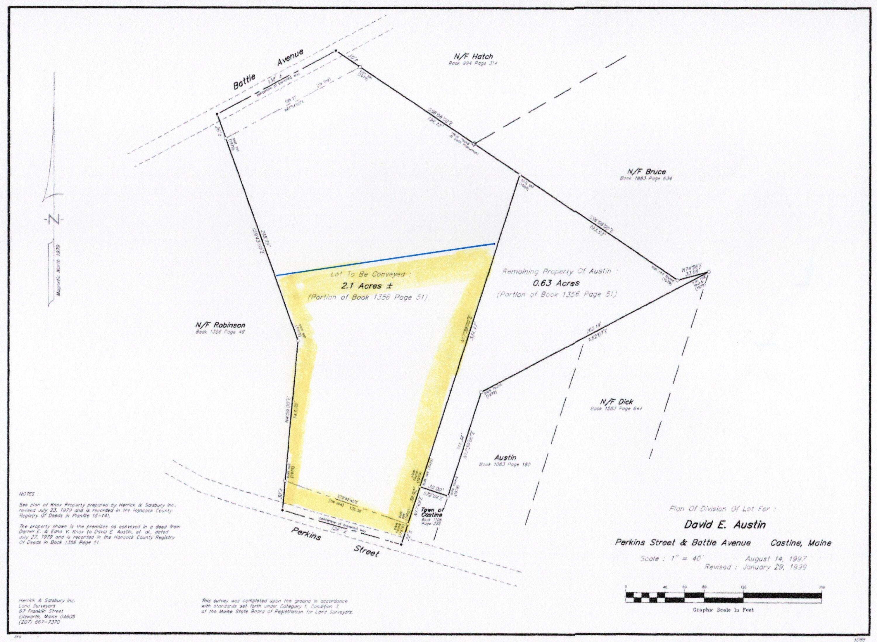 M17-l15 Perkins Street Castine, ME 04421 - Photo 21 of 21 Perkins Lot Survey