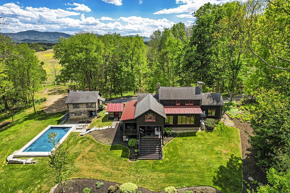 4439 Old Forge Road Luray, VA 22835 - Photo 2 of 101 View of Main House and Pool from Above