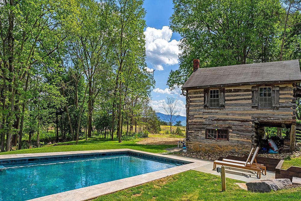 4439 Old Forge Road Luray, VA 22835 - Photo 96 of 101 Pool and Blue Ridge Mountain View