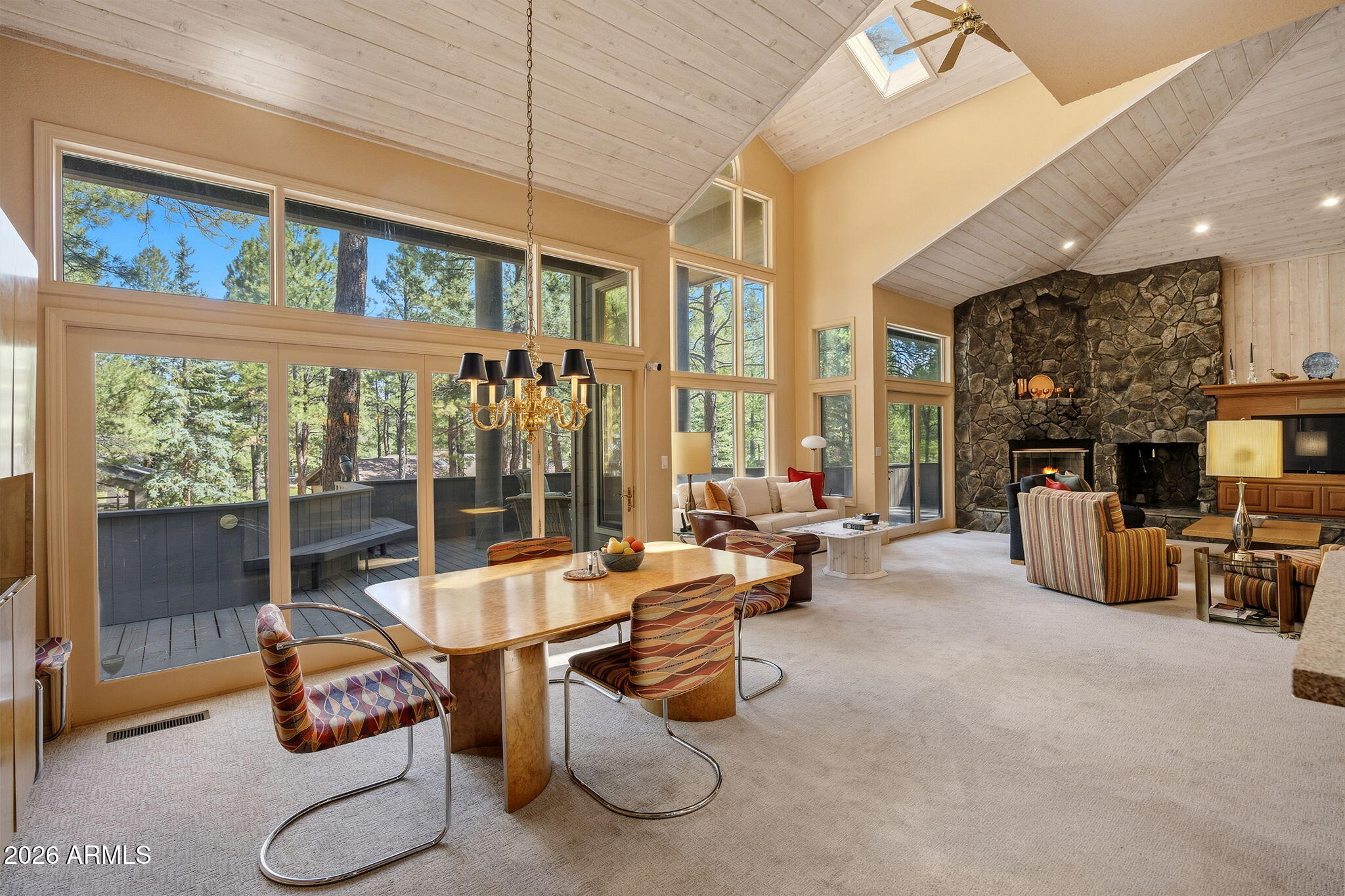 5779 Griffiths Spring Flagstaff, AZ 86005 - Photo 9 of 43 Dining Room with Views
