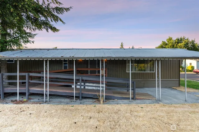a view of a house with a window