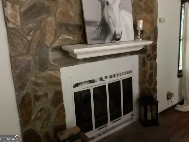 a view of wooden floor