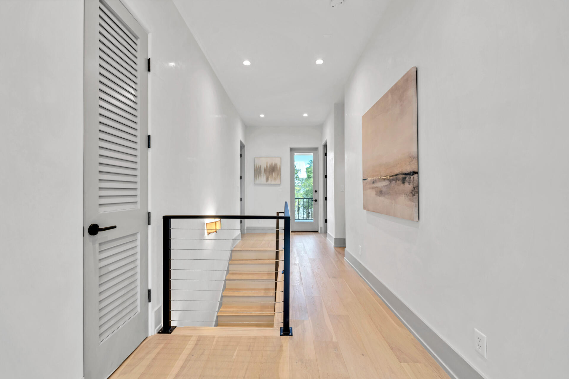 250 Grande Pointe Cir Inlet Beach Inlet Beach, FL 32461 - Photo 45 of 48 a view of a hallway with wooden floor