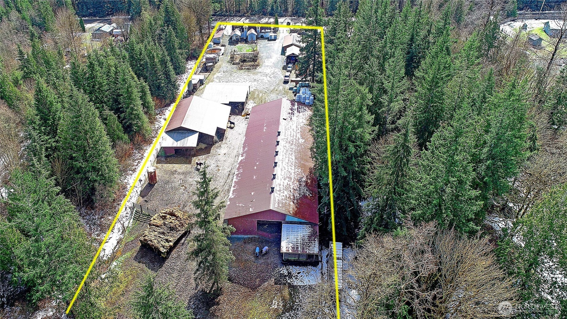 39729 State Rte 530 Northeast Arlington, WA 98223 - Photo 37 of 40 an aerial view of a house with outdoor space