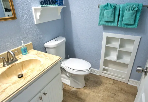 a bathroom with a shower and a tub