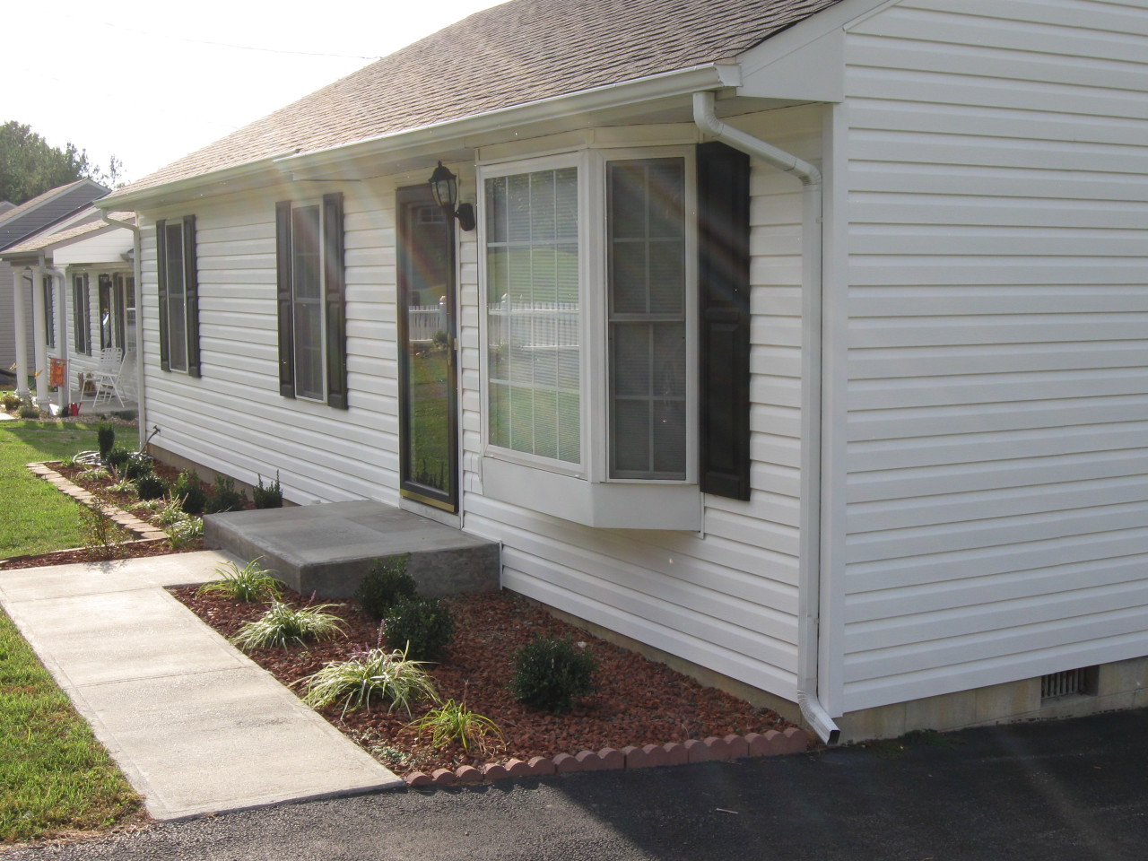 1116 Mountain View Road Vinton, VA 24179 - Photo 4 of 12 front view of a house with a glass door