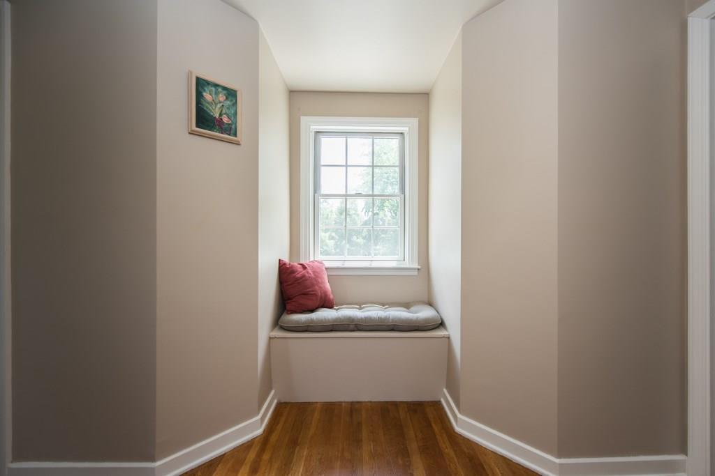 171 Pine Road Pittsburgh, PA 15237 - Photo 16 of 25 Quaint window seat at the top of the stairs. The laundry chute is located inside the bench.