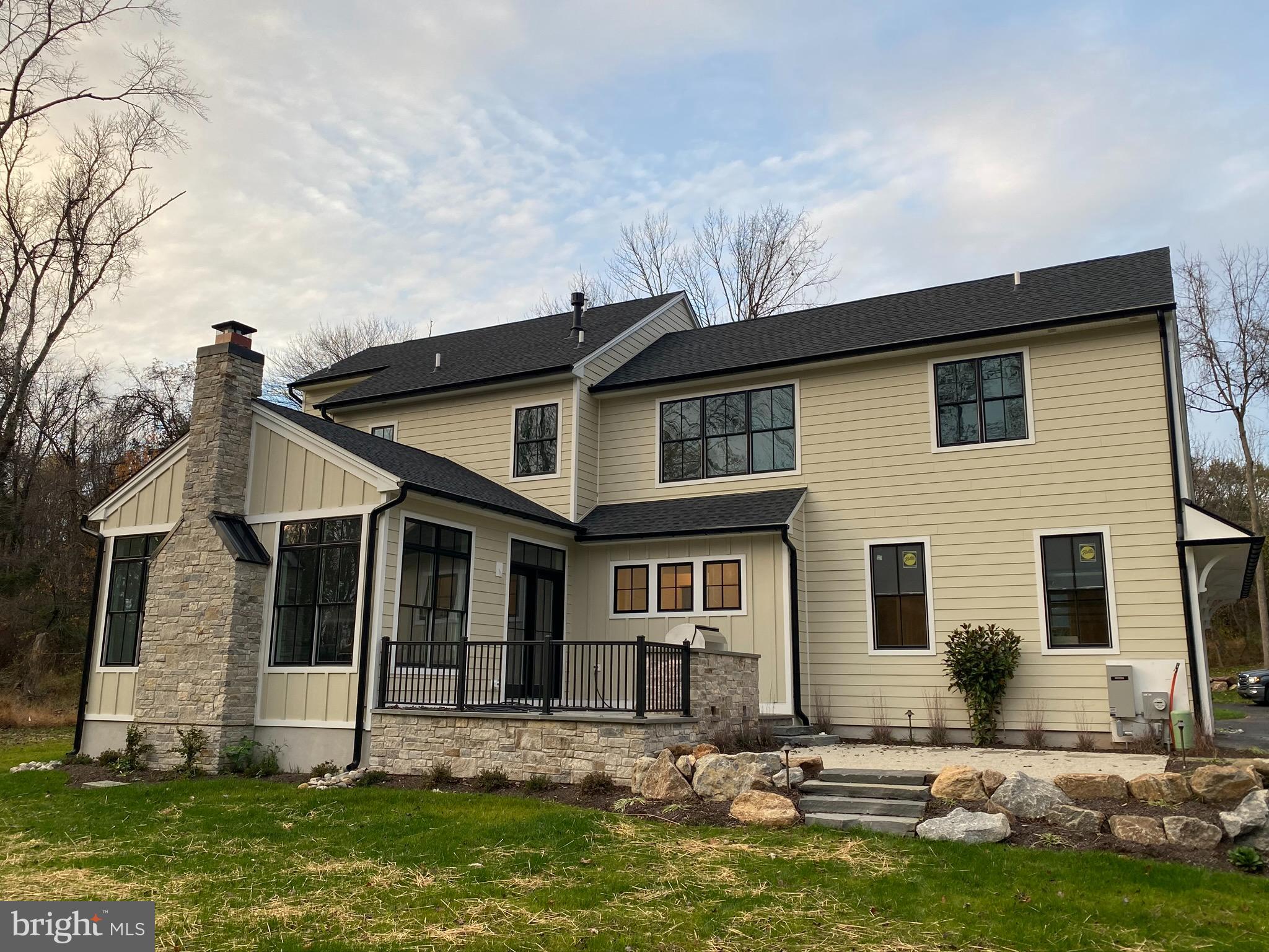 4520 Smith Road Buckingham, PA 18925 - Photo 28 of 28 Exterior rear of recently built custom home