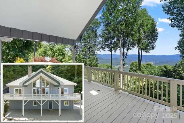 a view of house with trees in front of it