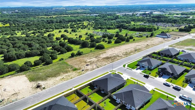 a view of a city from a balcony