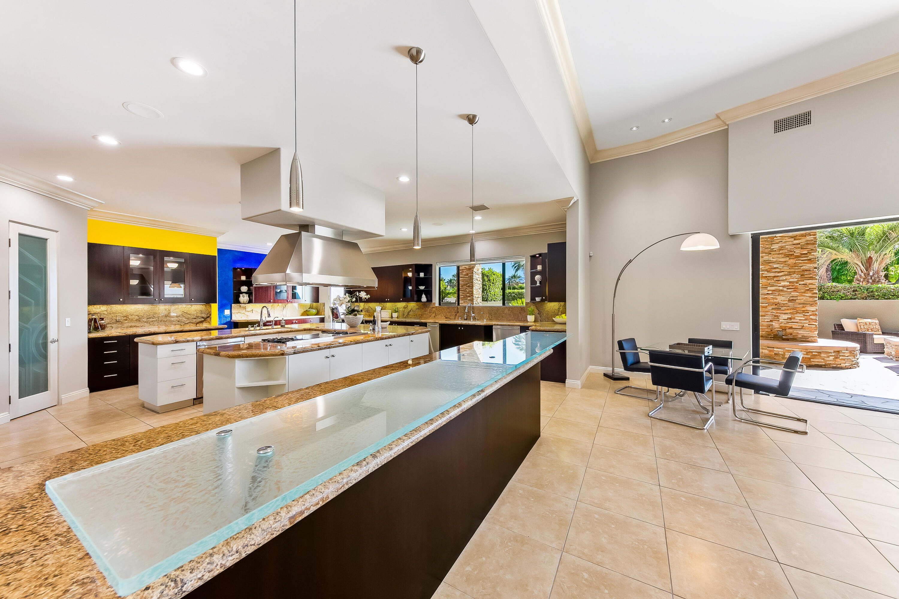 15 Sun Ridge Circle Rancho Mirage, CA 92270 - Photo 17 of 53 a large kitchen with stainless steel appliances lots of counter space