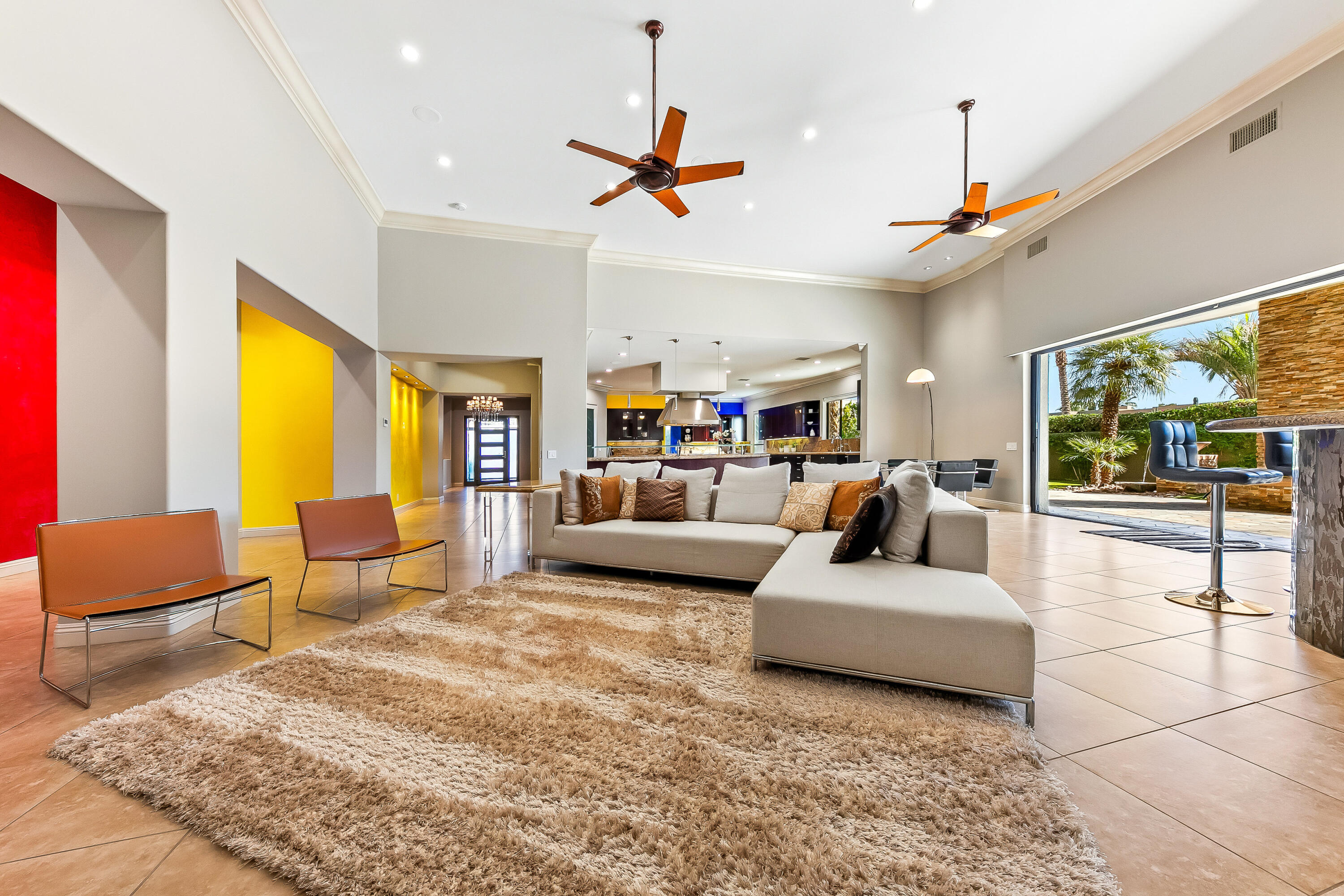 15 Sun Ridge Circle Rancho Mirage, CA 92270 - Photo 20 of 53 a living room with furniture and a large window