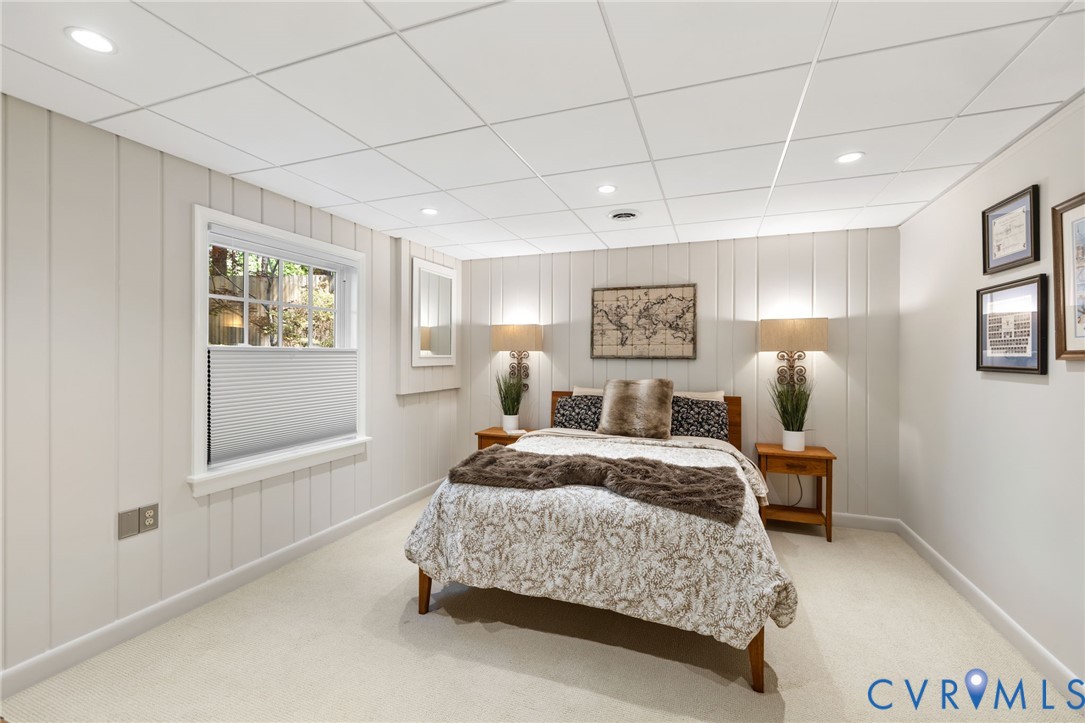 102 Raven Rock Road Henrico, VA 23229 - Photo 36 of 51 The Lower Level Bedroom with full windows, wall to
