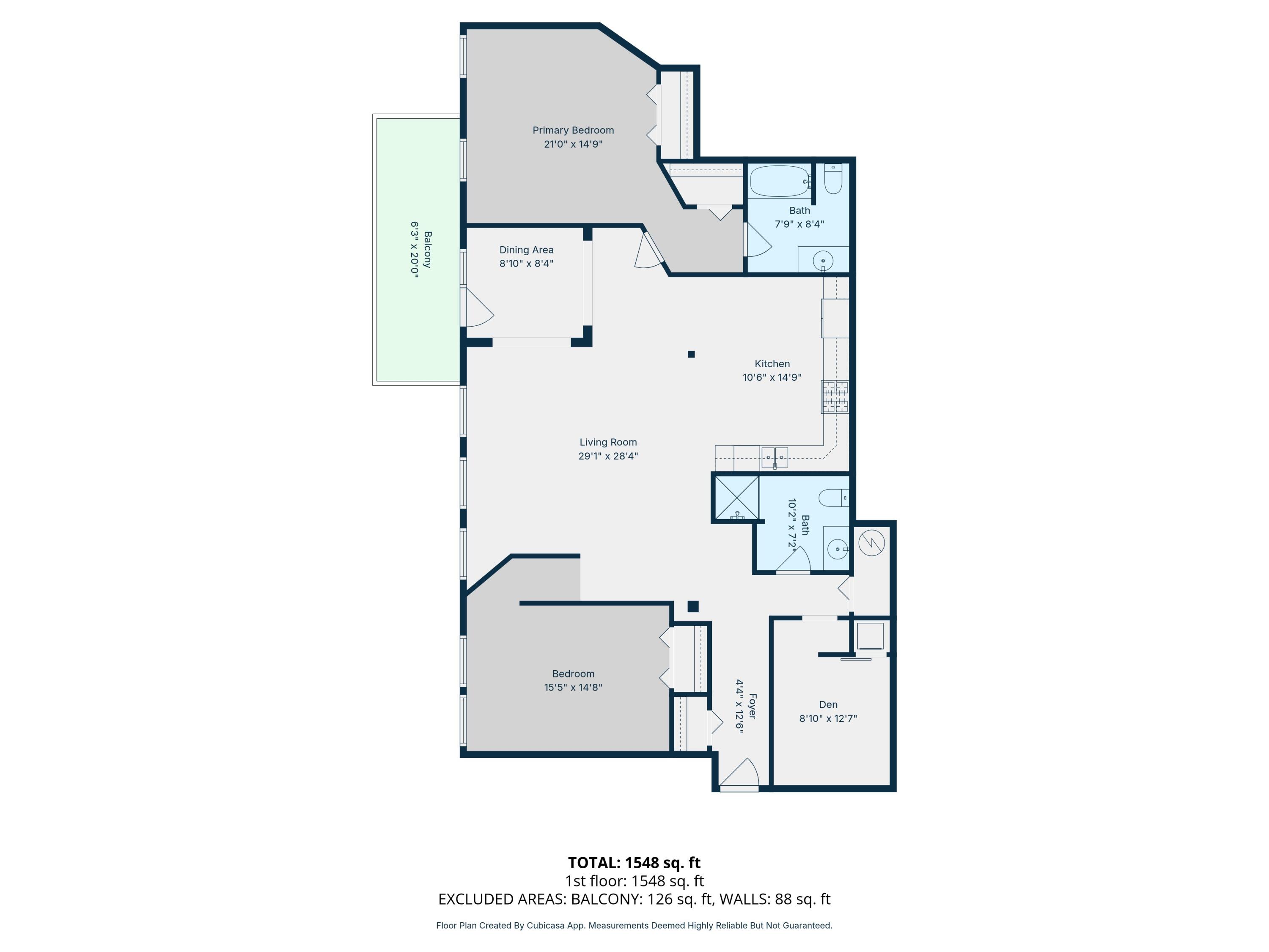904 East Pearson Street, Unit 501 Milwaukee, WI 53202 - Photo 31 of 31 Floor Plan