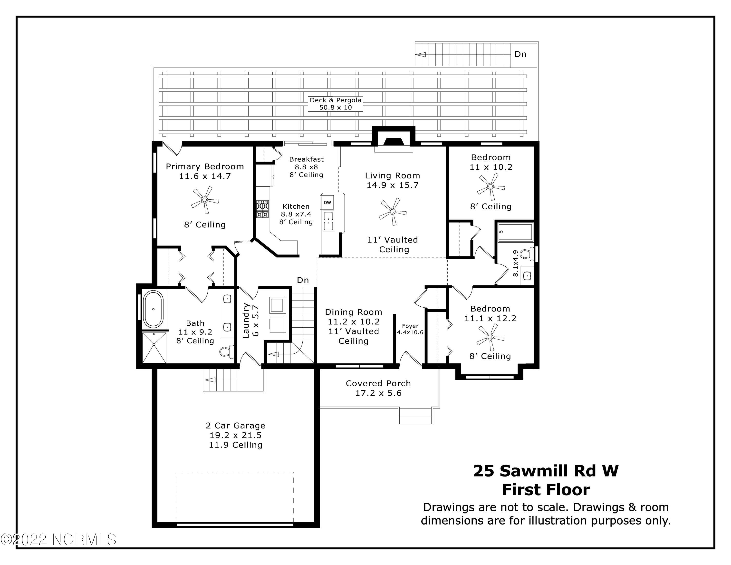 25 Sawmill Road West Pinehurst, NC 28374 - Photo 46 of 47 25 Sawmill Rd W_First Floor (1)