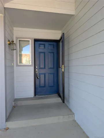 a view of front door