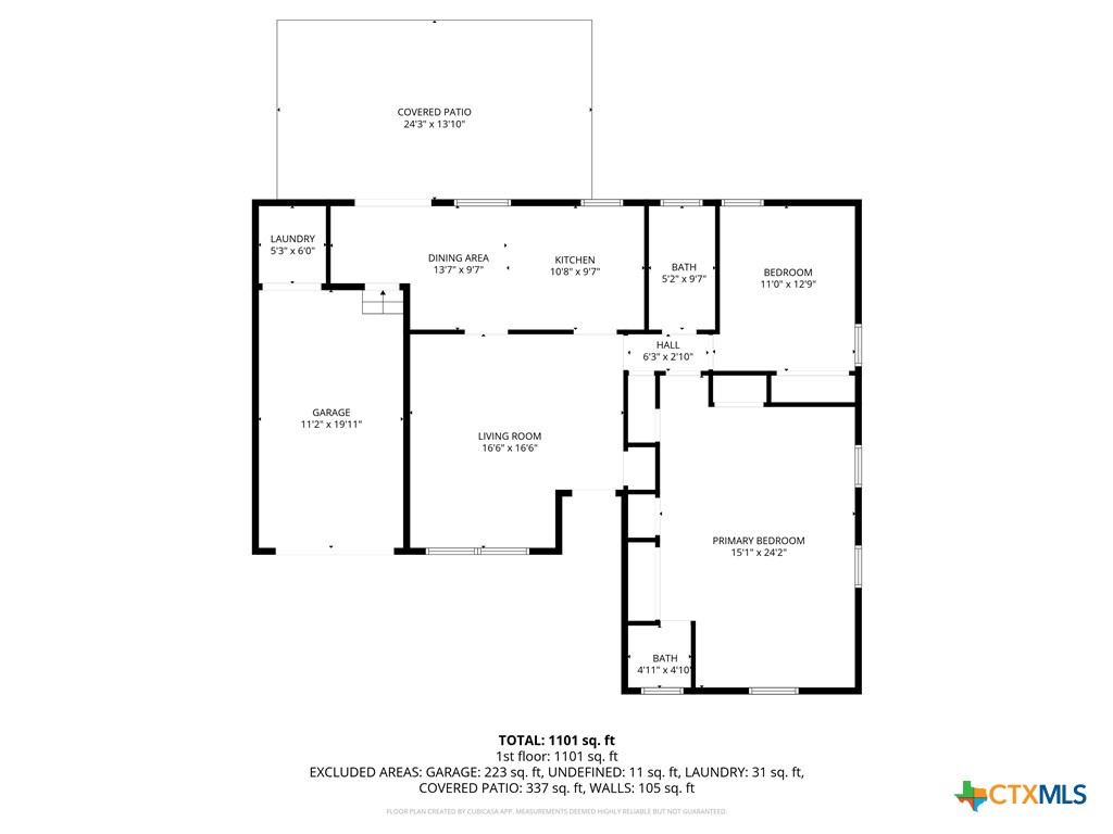 416 Cardinal Avenue Killeen, TX 76541 - Photo 18 of 18 a picture of floor plan