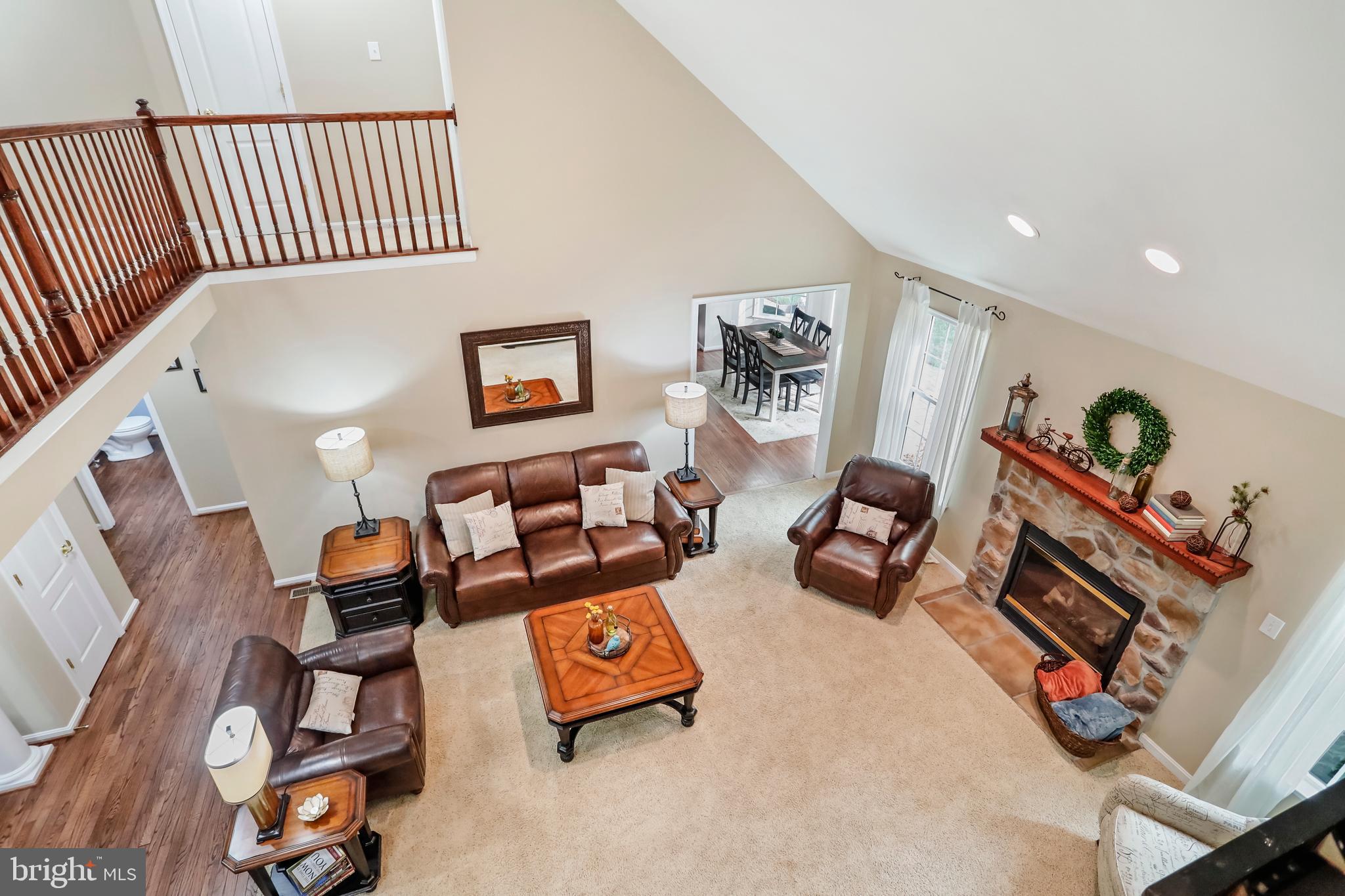 747 Ridge Road Finksburg, MD 21048 - Photo 52 of 67 View from Upper Level into Family Room