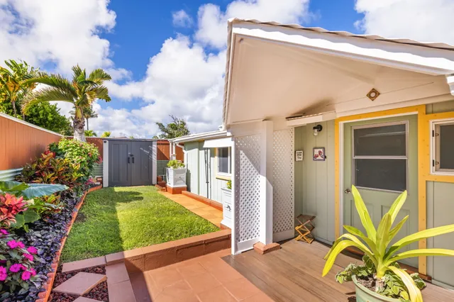 a view of front door