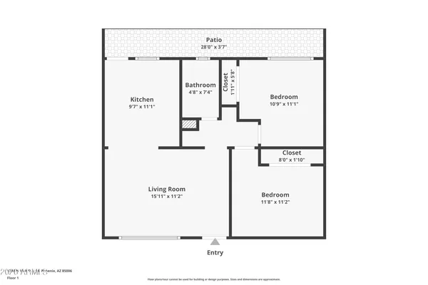 $1,200 | 1707 North 18th Street, Unit B14, Phoenix, AZ 85006