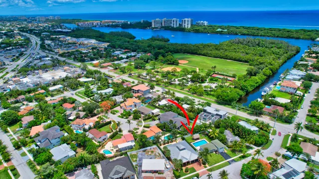 a view of city and mountain