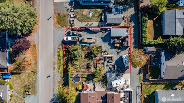 on the wall of the house