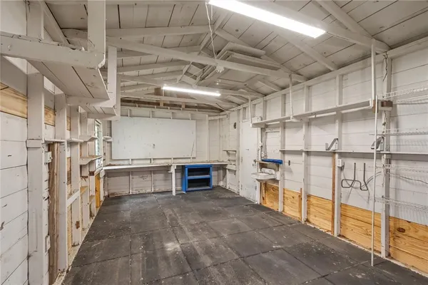 a view of a storage & utility room