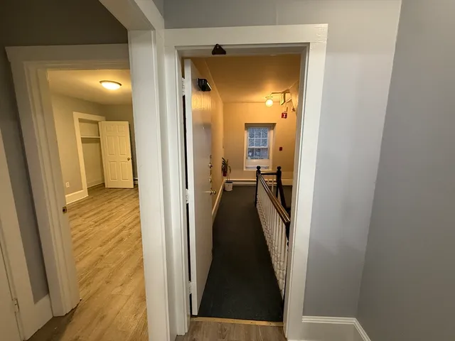 wooden floor in a room