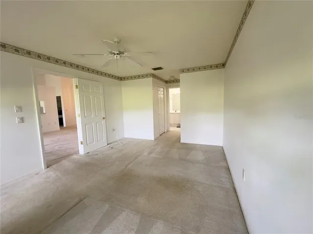 a view of an empty room