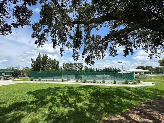 a view of a golf course