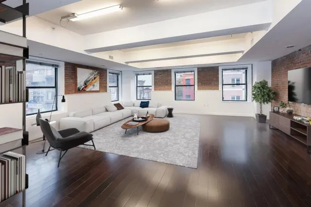 a view of a terrace with furniture