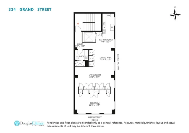 front view of a building with a porch