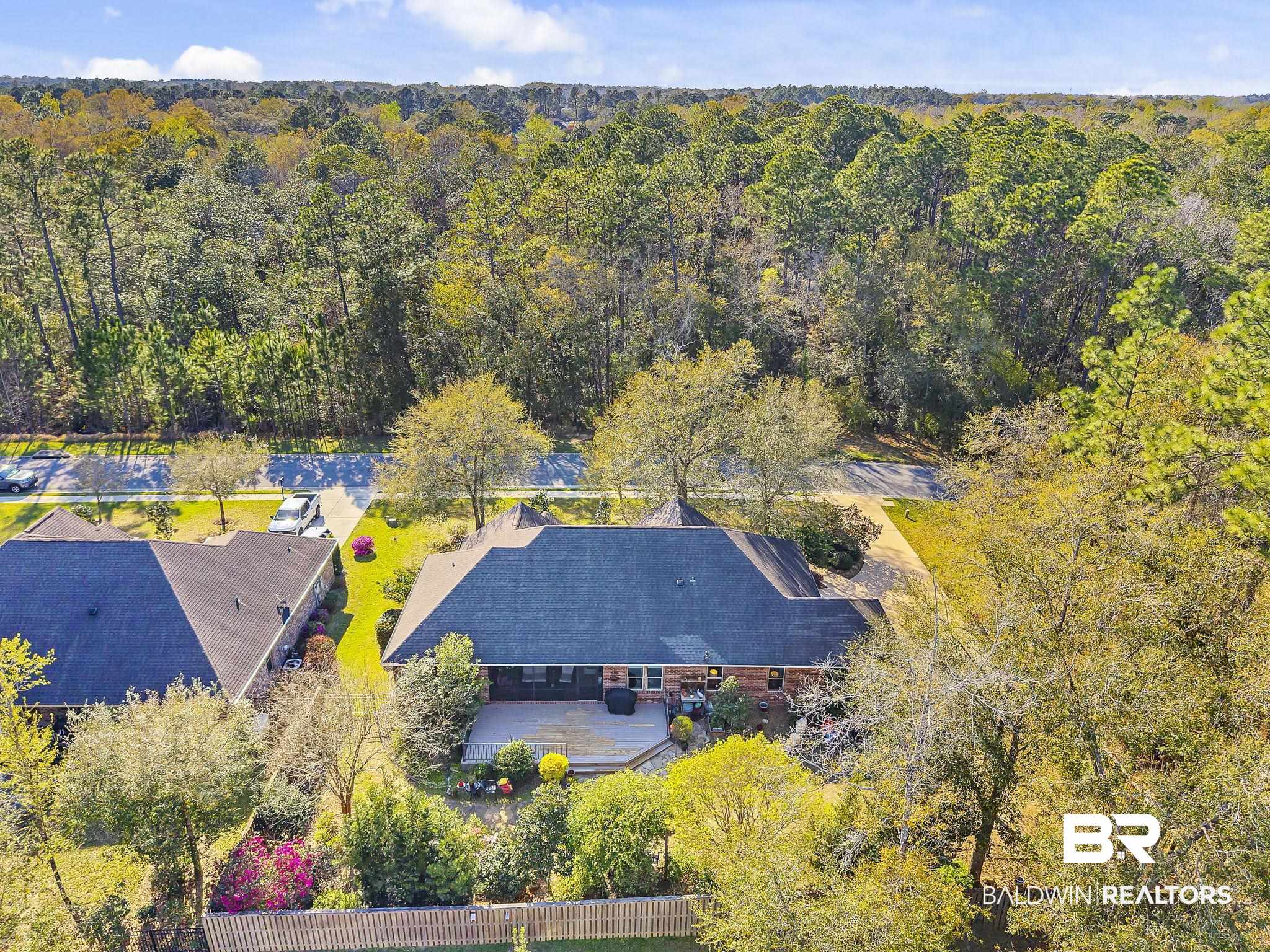 20105 Bunker Loop Fairhope, AL 36532 - Photo 61 of 65 Birds eye view of property featuring a wooded view