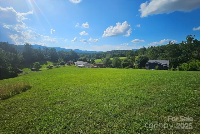 a view of an outdoor space and a yard