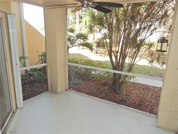 a view of a road from a balcony