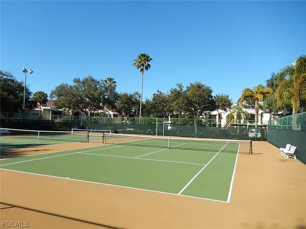 a view of a tennis court