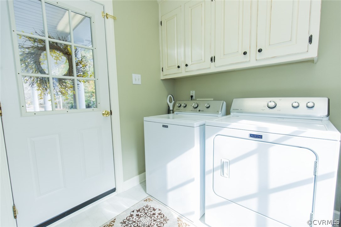 7157 Hughes Road Sandston, VA 23150 - Photo 33 of 47 Laundry/Utility Room. Light, bright, and clean. Cu