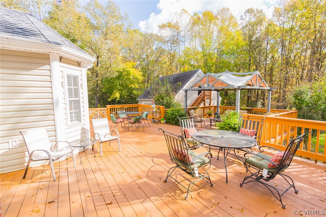 7157 Hughes Road Sandston, VA 23150 - Photo 45 of 47 The Incredible Deck from another side. It is amazi