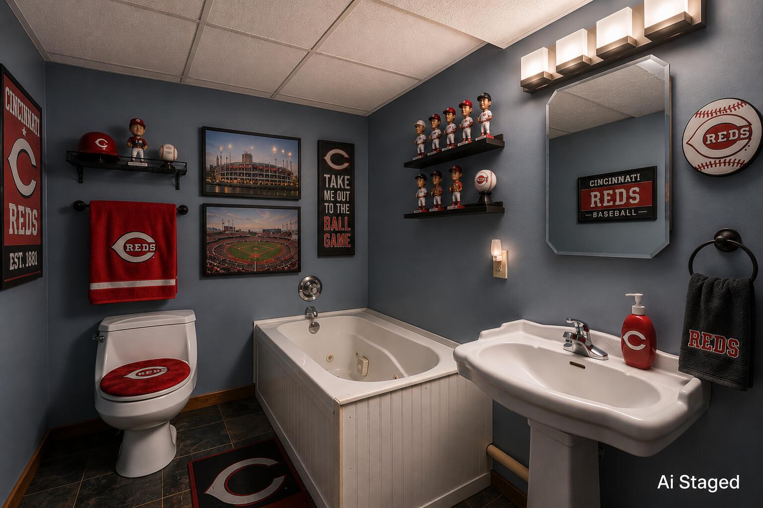 1417 North Bend Road Hebron, KY 41048 - Photo 19 of 27 Basement Bathroom