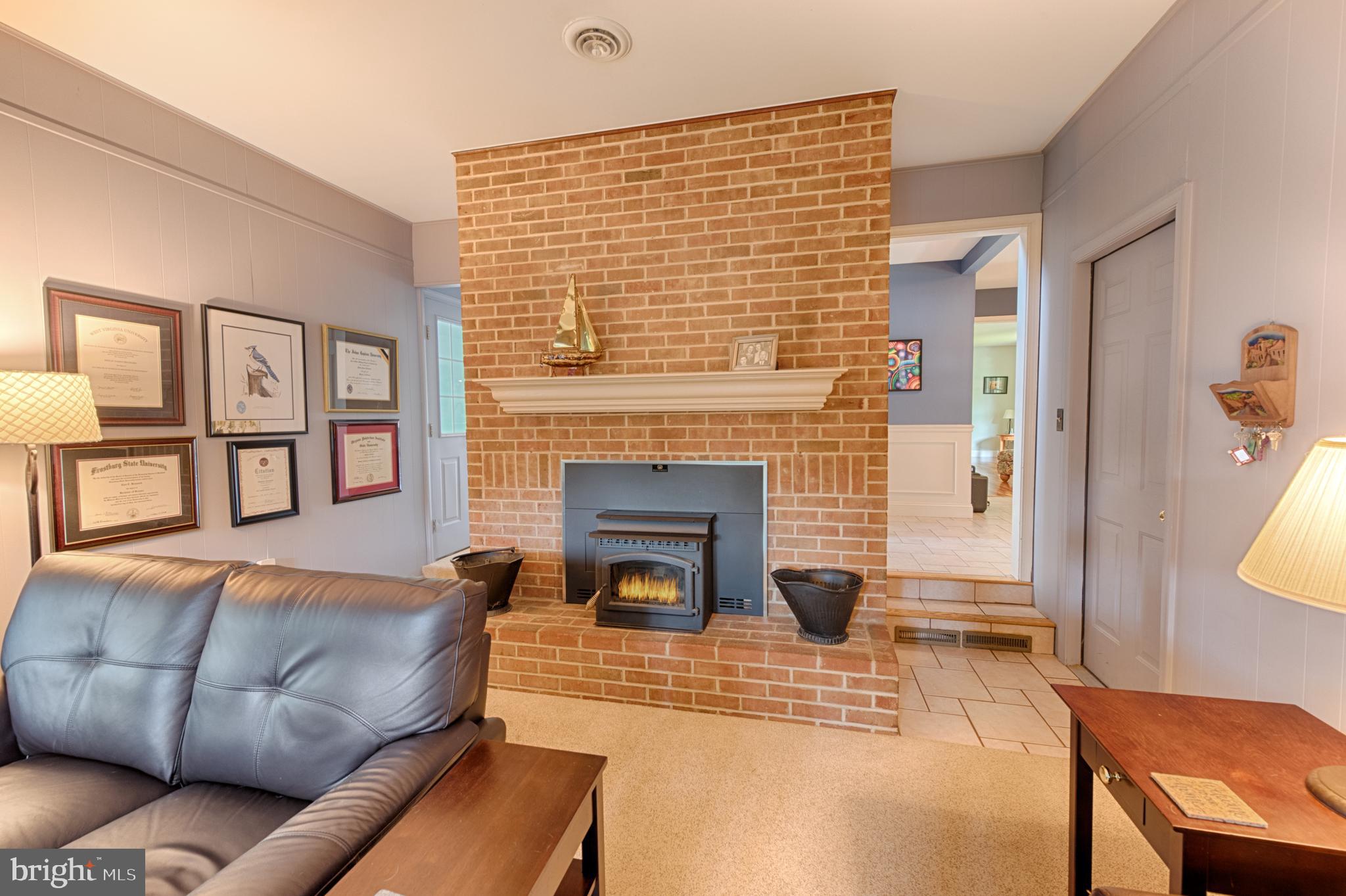 603 Southgate Road Aberdeen, MD 21001 - Photo 21 of 53 Family room with fireplace