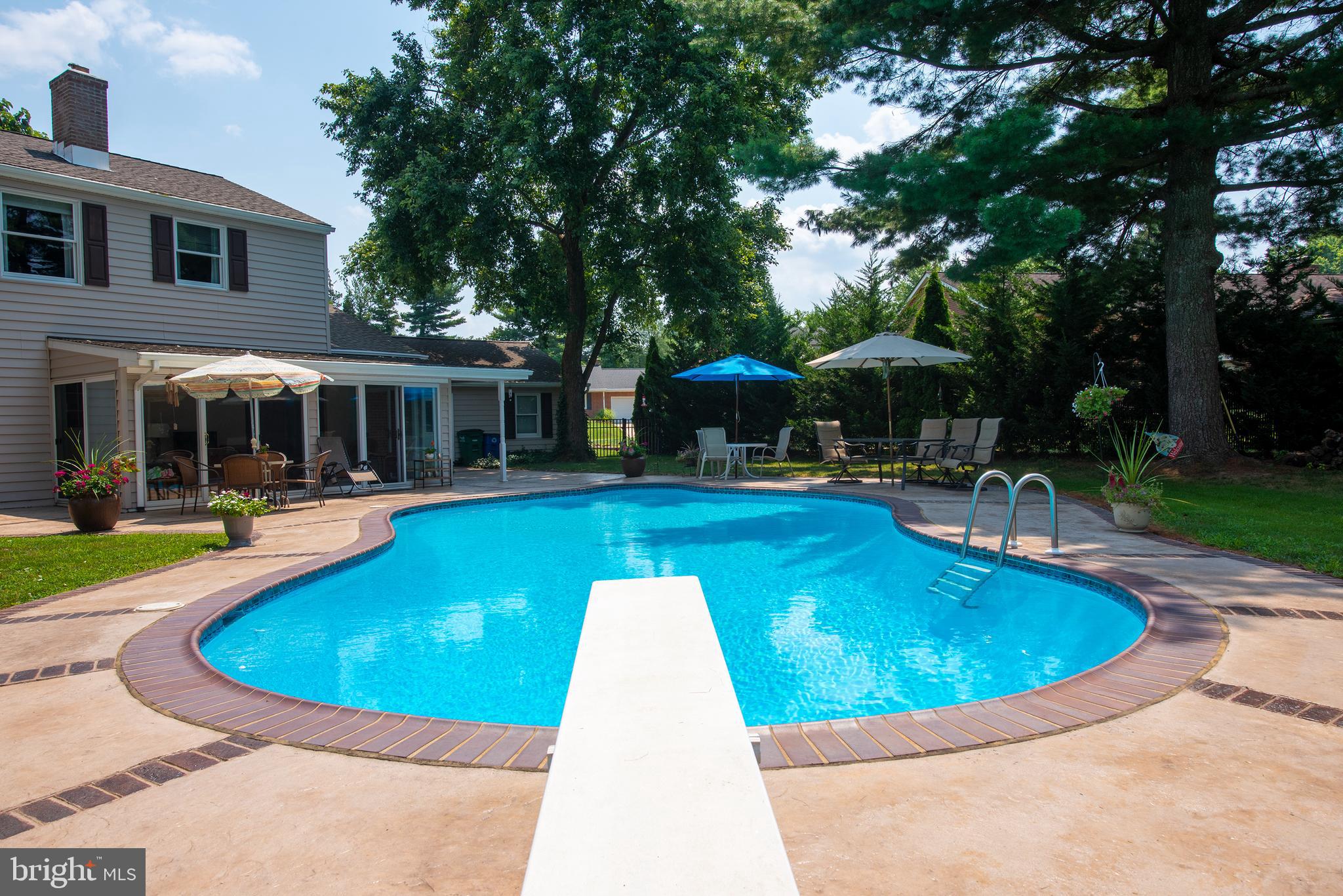 With diving board!