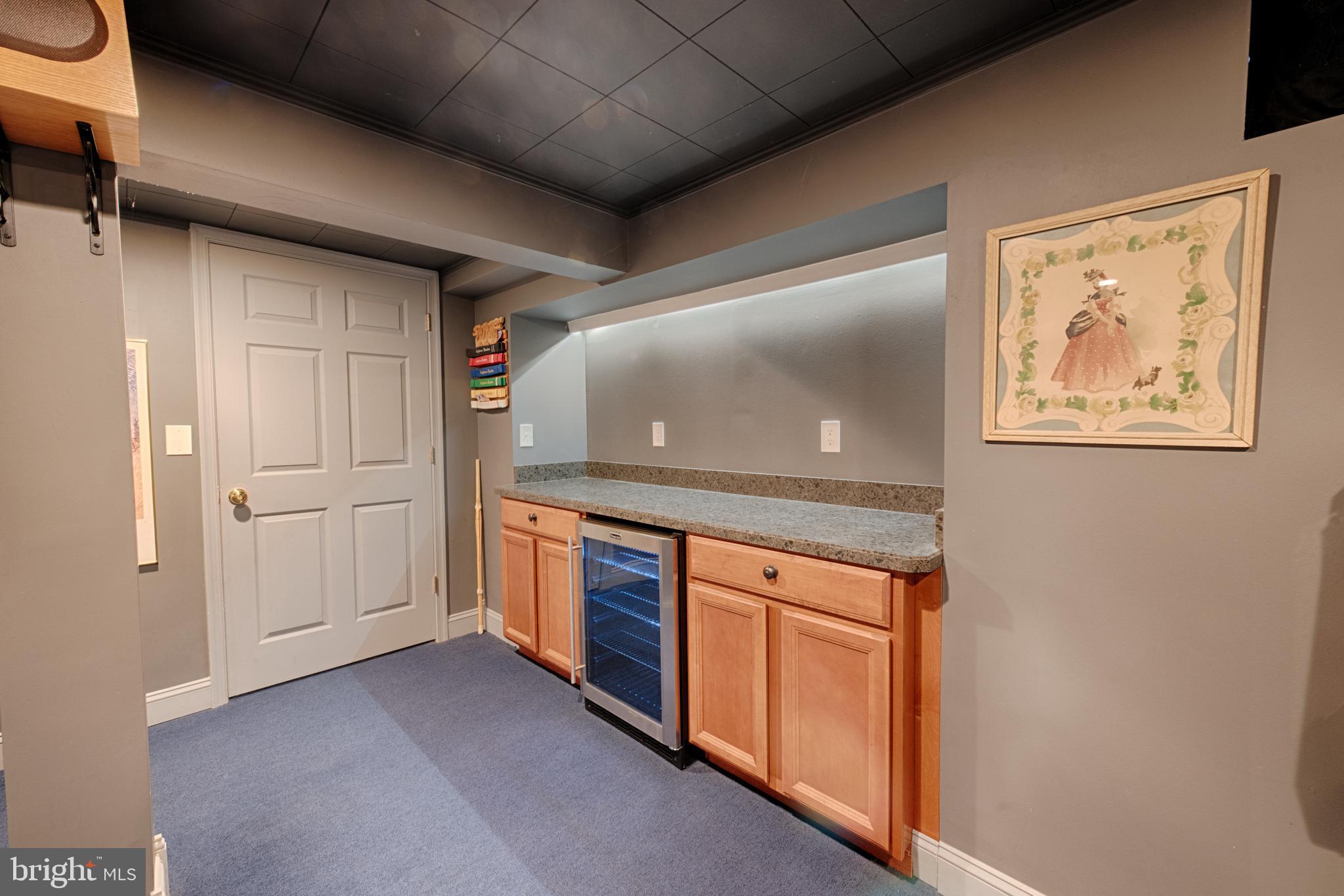 603 Southgate Road Aberdeen, MD 21001 - Photo 37 of 53 Finished basement with wine storage