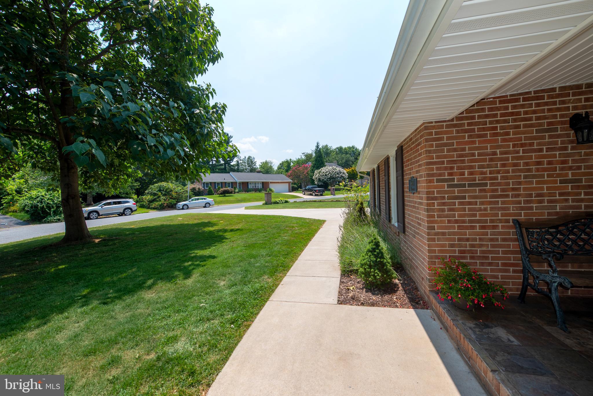 Sidewalk coming to front porch
