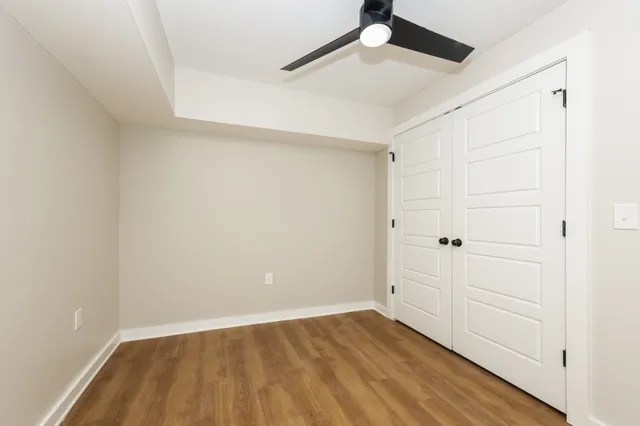 wooden floor in an empty room