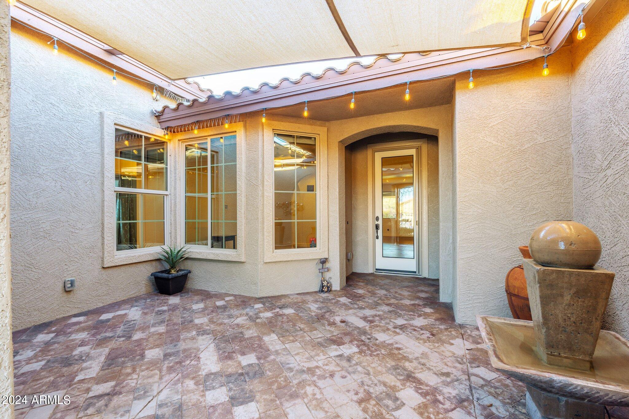 Private gated entrance