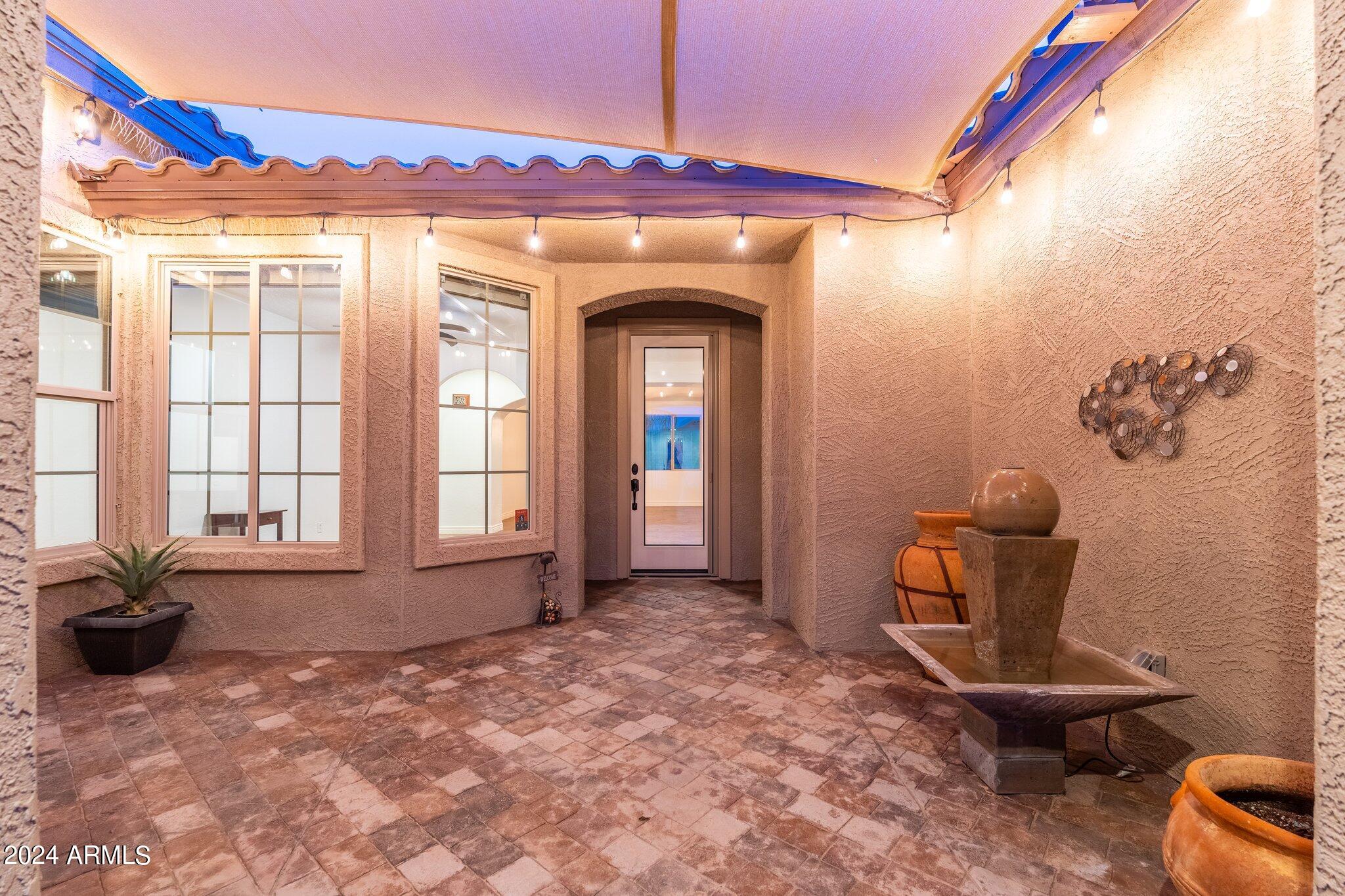 Private gated entrance